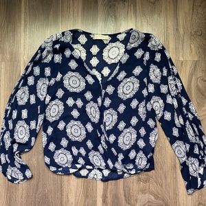 Altar’d State Crossover Long Sleeve Top